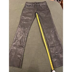 Rockstar Original RSM205 Flare Denim Pleather Type Pants